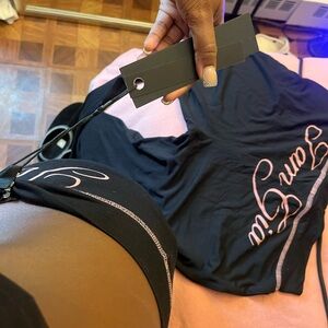 I am G.I.A pants black/pink